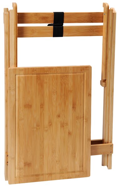 Kesper Raztegljiva miza za žar iz bambusa - 60 x 45 x 79 cm