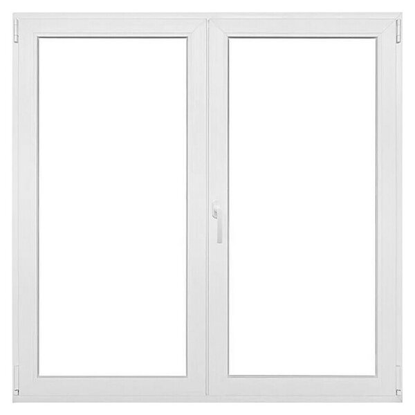 PVC okno (140 x 120 cm, Smer odpiranja: Levo/desno, Bela)