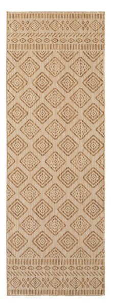Bež zunanji in notranji tekač 80x250 cm Mira 1452 – Ayyildiz Carpets