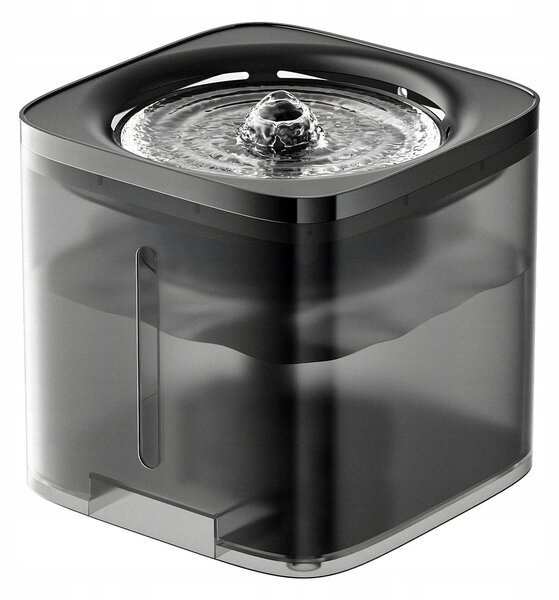Avtomatska senzorska fontana in napajalnik za mačke in pse 2000ml USB črna