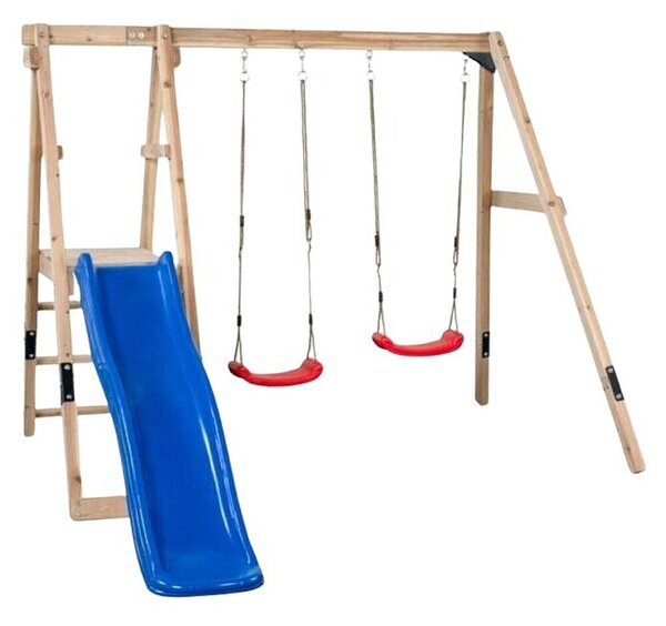 Swing King Dvojna gugalnica (Do x Š x V: 73 x 245 x 170 cm, Les)