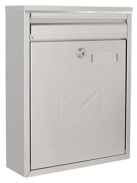 Rottner Prehodni poštni nabiralnik Como (Do x Š x V: 320 x 250 x 85 mm, Srebrna, Nerjavno jeklo)