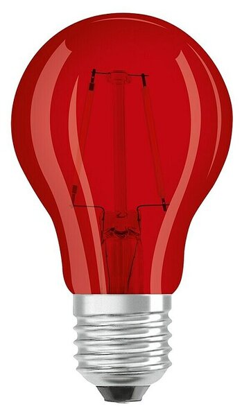 Osram Star LED svetlobni vir Vintage v obliki žarnice E27 (E27, Ni mogoče zatemniti, Rdeča, 45 lm, 2,5 W, Barva: Rdeče barve)