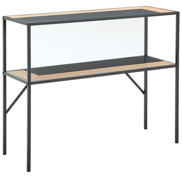 KONZOLNA MIZICA, 100/79/35 cm naravne barve, črna