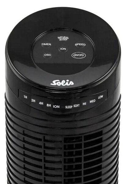 Solis Tower Black ventilator