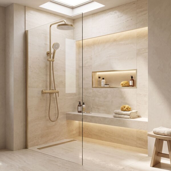 Komplet za prhanje Rea Grace Brush Gold