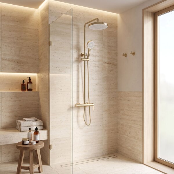Komplet za prhanje Rea Grace Brush Gold