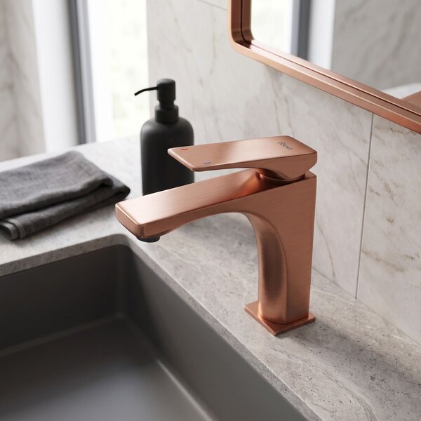REA PREMIUM Joe Mešalnik za umivalnik Brush Copper low