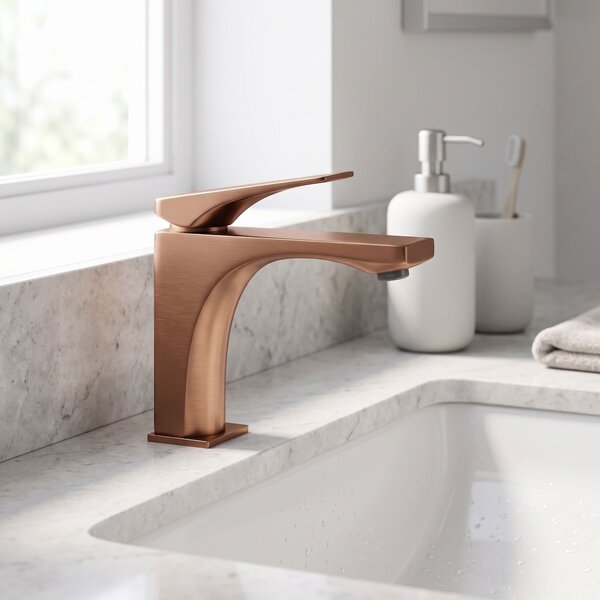 REA PREMIUM Joe Mešalnik za umivalnik Brush Copper low