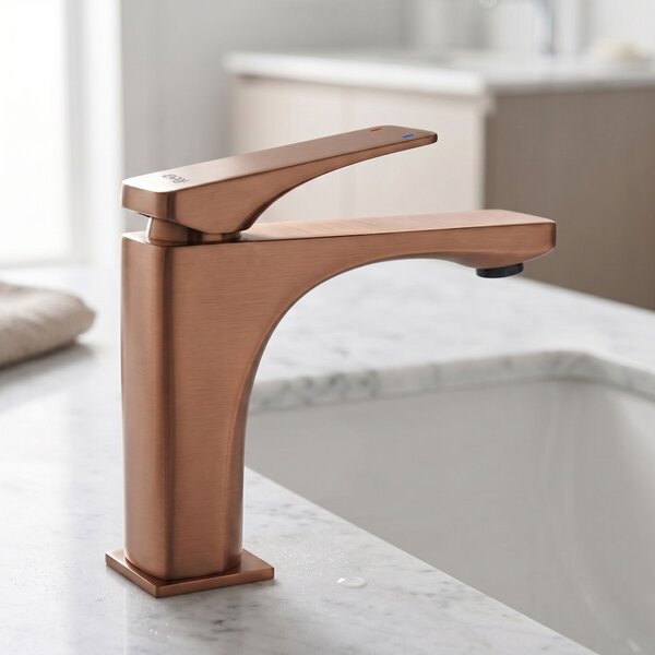 REA PREMIUM Joe Mešalnik za umivalnik Brush Copper low
