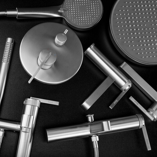 Komplet za tuširanje za vgradnjo Rea Grace Brush Nickel + BOX