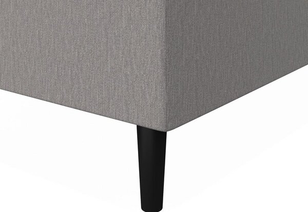 Bessagi Home Postelja Z Vzmetnico Vida, Siva, Nadvložek, 90x200