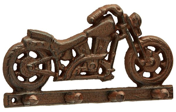 Mömax Stenski Obešalnik Motorbike, Rjava, Železo