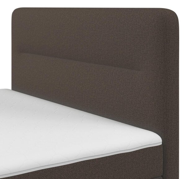 Bessagi Home Postelja Z Vzmetnico Marco, Rjava, 140x200