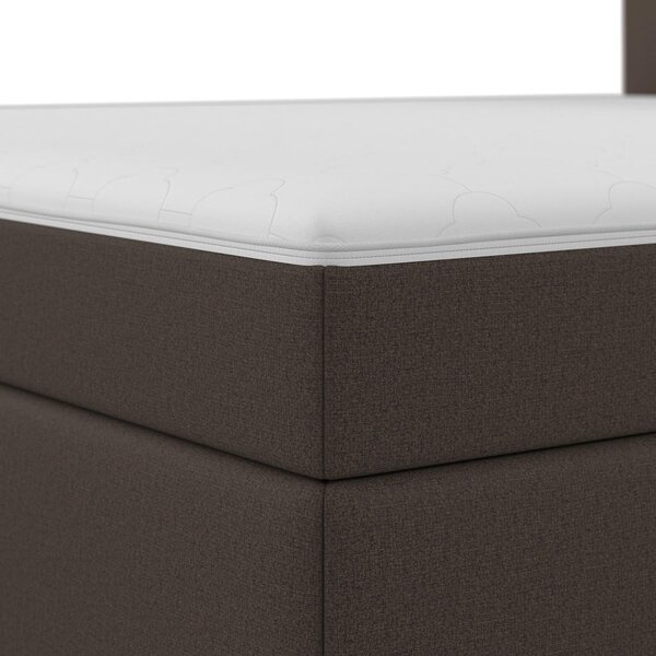 Bessagi Home Postelja Z Vzmetnico Marco, Rjava, 180x200