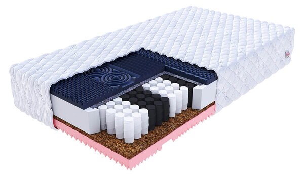 Žepkasta zdravstvena vzmetnica s kokosom Gina 80x200 Prevleka: Premium Jersey 3D
