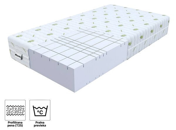 Visoka penasta vzmetnica Gymal 80x200
