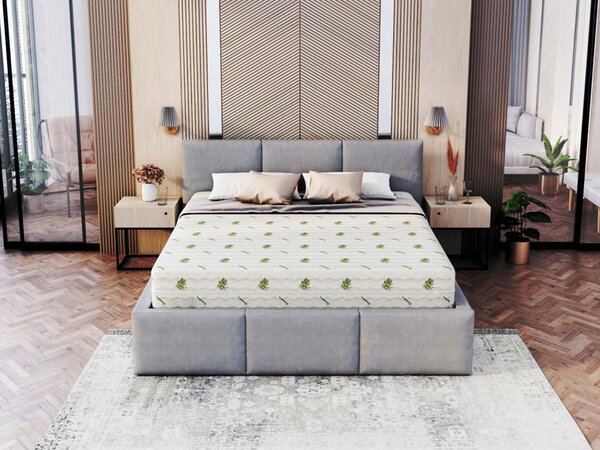 Wilsondo Žepkasta vzmetnica Queemi 80x200 - prevleka Aloe Vera