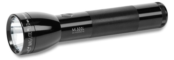 Maglite LED svetilka ML300L, 2 celici D, škatla, črna