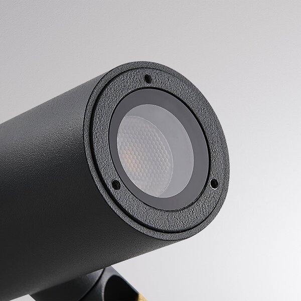 Molto Luce LED-svetilka CHOPA II, antracitna, CCT, IP65, kovinska, Črna, Aluminij, Sodobni