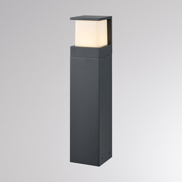 Molto Luce LED-ulična svetilka FYNN-Y, višina 45 cm, antracitna, CCT IP65, vklop/izklop, Črna, Aluminij, Sodobni, Zunanji podstavek