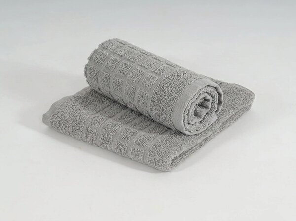 Brisača SOFT 50 x 100 cm svetlo siva, 100% bombaž