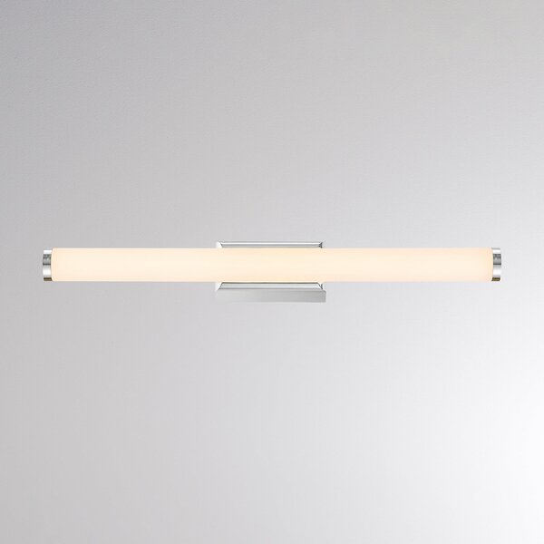 Molto Luce LED-stenna svetilka VINA S, krom, širina 40 cm, IP44, CCT, Kovinska, Kopalnica, Aluminij, Sodobni