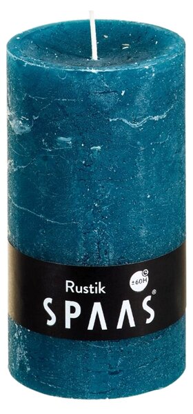Steberna sveča SPAAS RUSTIK 13 cm modra