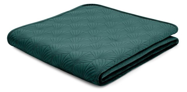 Zeleno prešito pregrinjalo 220x230 cm Art Deco Pearl – Catherine Lansfield