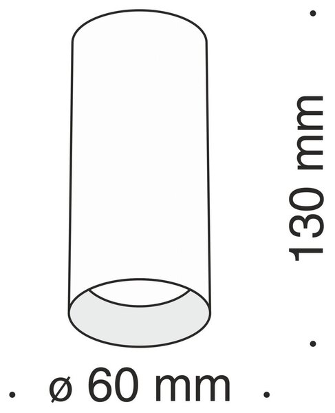 STROPNA SVETILKA 6/13 cm