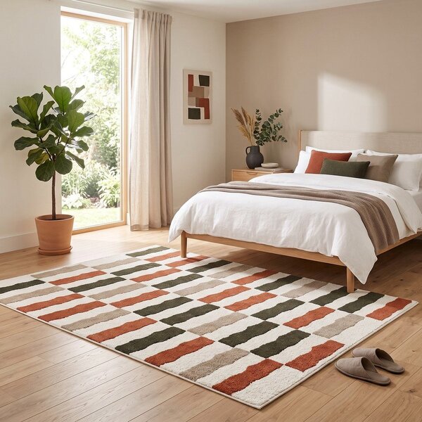 Kremno bela preproga 160x230 cm Canyon – ESTE