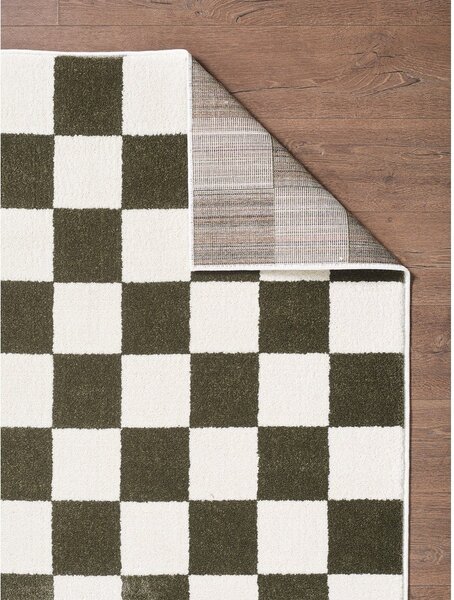 Zelena/kremno bela preproga 160x230 cm Bistro – ESTE