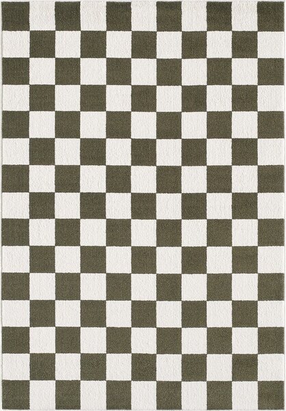Zelena/kremno bela preproga 160x230 cm Bistro – ESTE