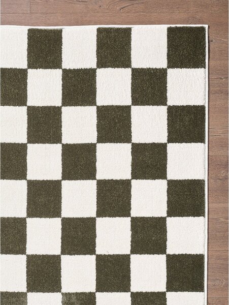 Zelena/kremno bela preproga 160x230 cm Bistro – ESTE