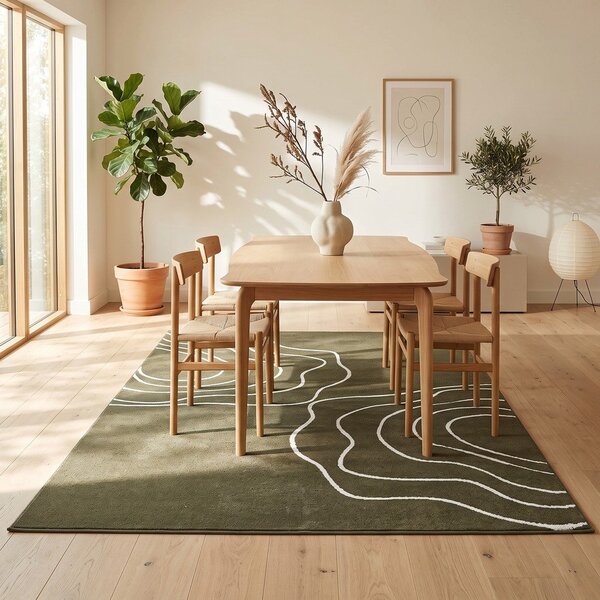 Zelena preproga 160x230 cm Pulse – ESTE