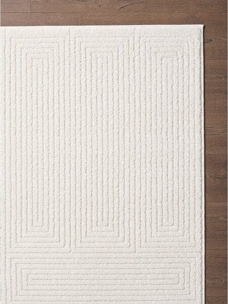 Kremno bela preproga 120x170 cm Labyrinth – ESTE