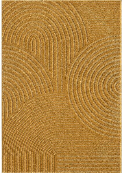Oker rumena preproga 200x290 cm Whirl – ESTE