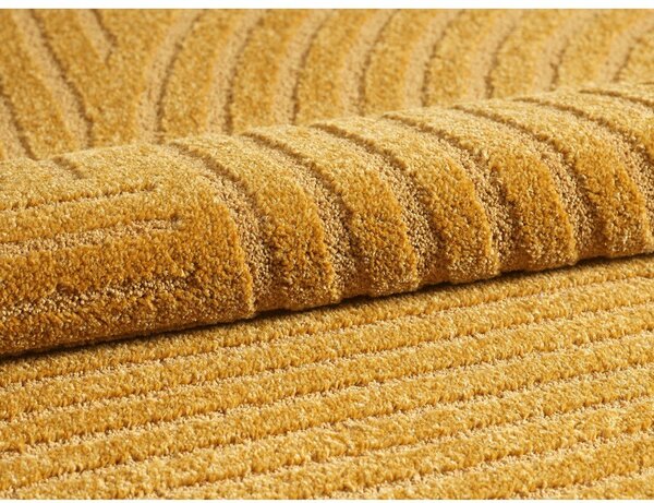 Oker rumena preproga 200x290 cm Whirl – ESTE