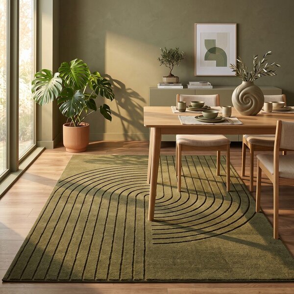 Zelena preproga 200x290 cm Solace – ESTE