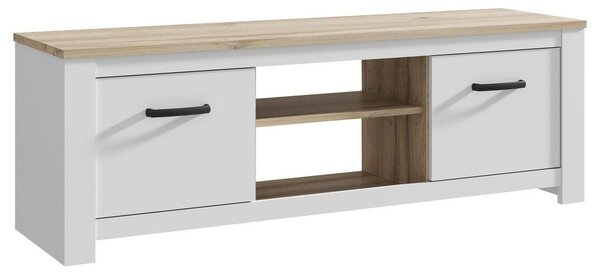 Modern Living Tv-element Elara, Bela, Barva Hrasta