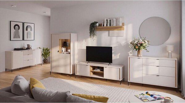 Modern Living Stenski Regal Seravel, Kašmir, Barva Hrasta