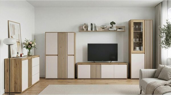 Modern Living Vitrina Eliston, Kašmir, Barva Hrasta