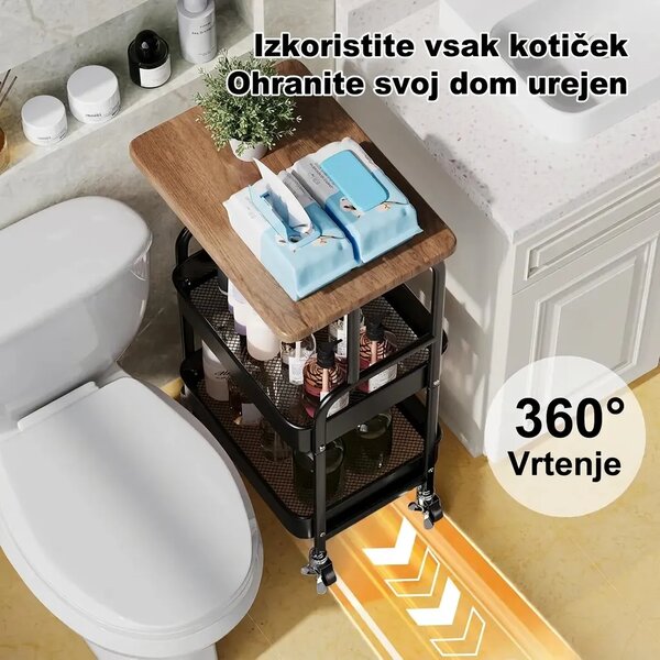Easycart™ Večnivojski Voziček Za Shranjevanje