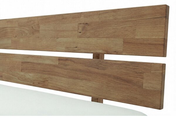 FUTONSKA POSTELJA 100 cm x 200 cm , les barve hrasta