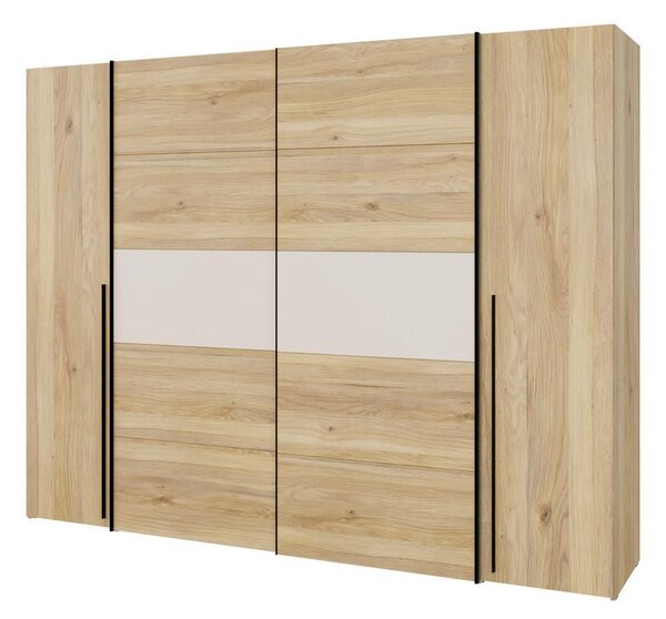 Modern Living Omara Z Drsnimi Vrati Bellevue, Barva Hrasta