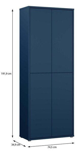 Modern Living Omara Za Čevlje Alice, Temno Modra