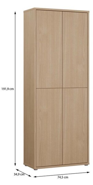 Modern Living Omara Za Čevlje Alice, Barva Hrasta