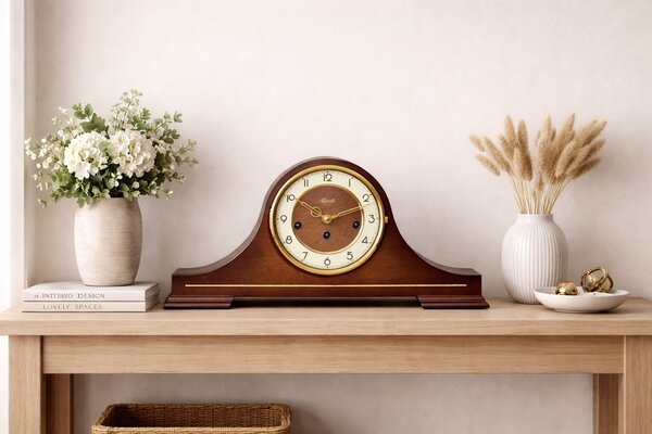 Namizna ura Walnut Westminster