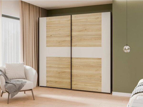 Modern Living Omara Z Drsnimi Vrati Bellevue, Peščena Barva