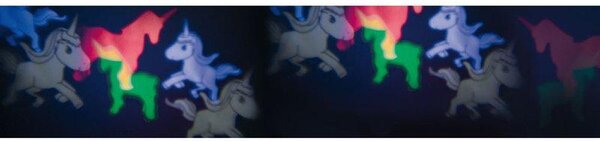LED dekorativna gibalna žarnica E27 - Unicorn